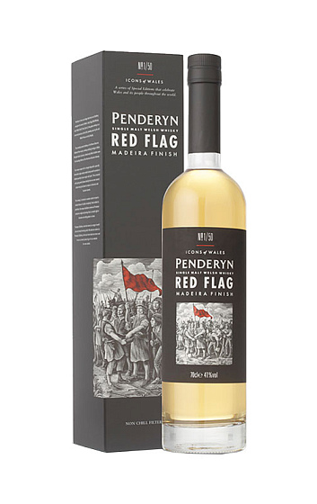 Penderyn Red Flag con estuche