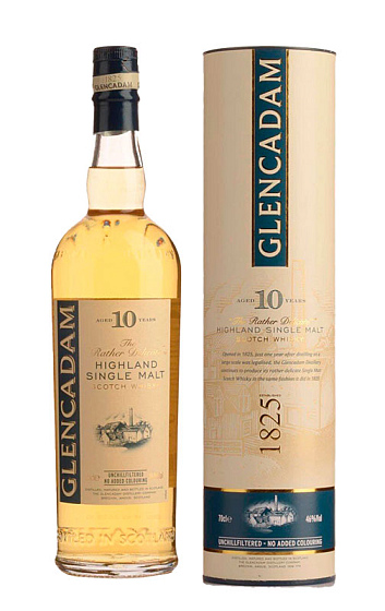 Glencadam 10 Highland Single Malt Scotch Whisky con Estuche