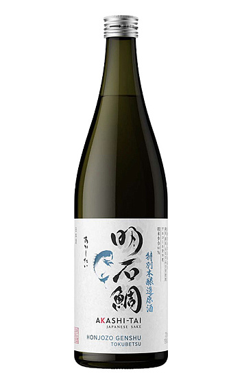 Akashi-Tai Japanese Sake Honjozo Genshu Tokubetsu