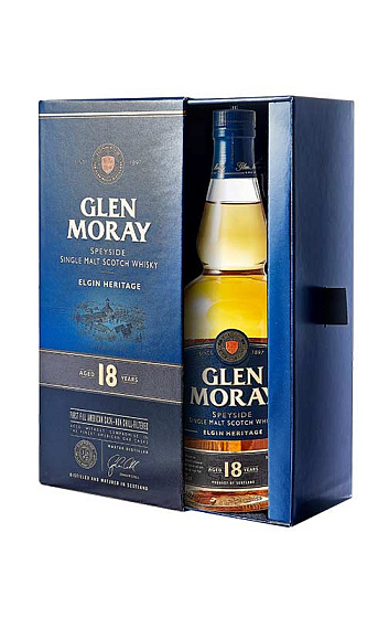 Glen Moray 18 Years Whisky Single Malt con actuccio
