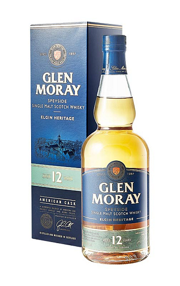 Glen Moray 12 Years Whisky Single Malt con astuccio