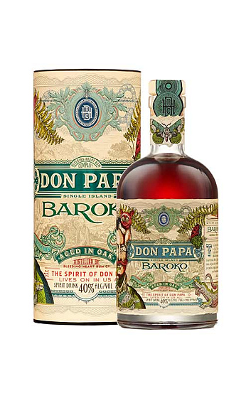 Ron Don Papa Baroko Filipino con astuccio