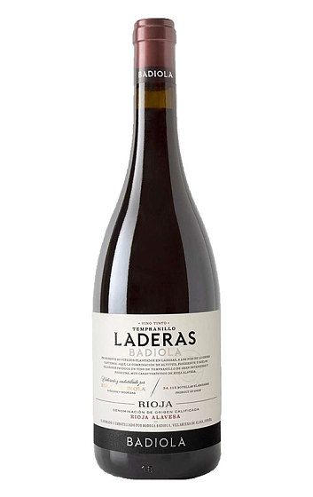 Badiola Tempranillo de Laderas 2019