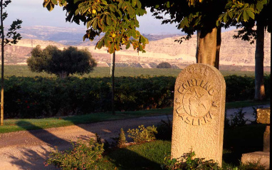 Piedra indicativa de la bodega