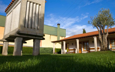 Un hórreo ubicado en la bodega