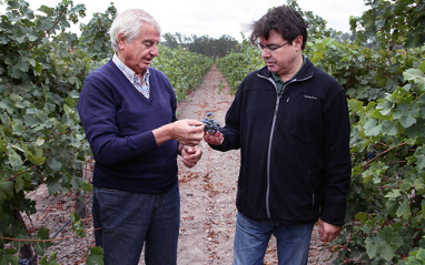 Rodolfo Valiente y su padre Andrés Valiente