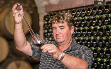 Jacques Bruwer, 'cellar master' de Bon Courage