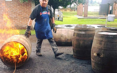 Quemado de las barricas 