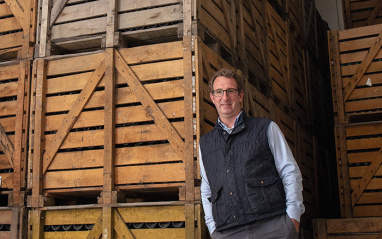 Robert en su bodega