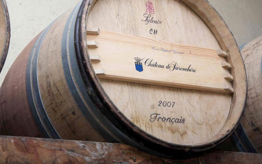 Barrica bordelesa de Château de Parenchère