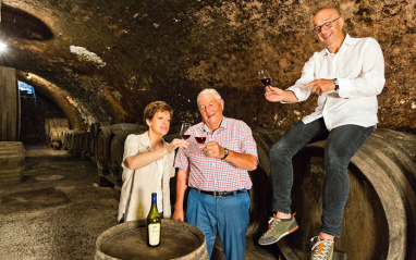 Los Tissot en la bodega