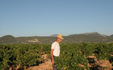 Georges Perrot en el viñedo