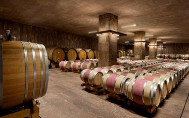 La sala de crianza de Kellerei Cantina Terlan 