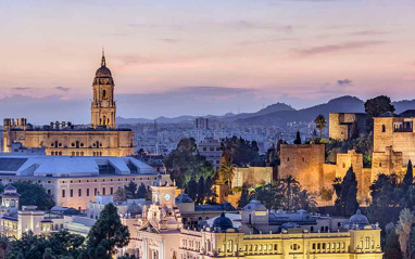 Sky line de Málaga