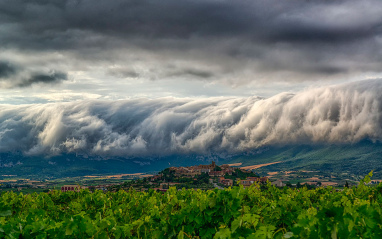 Bruma en la Sierra de Cantabria