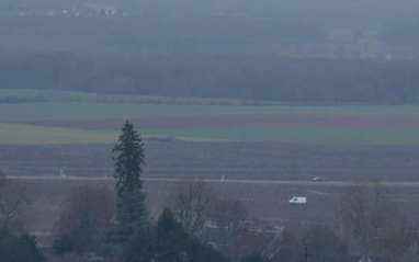 Gevrey-Chambertin con el Montblanc al fondo