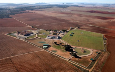 Vistas de la finca desde el cielo 