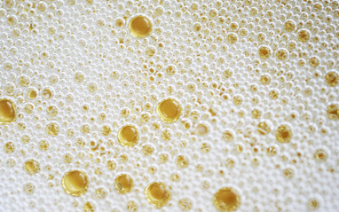 Espuma de uno de los vinos de Codorníu