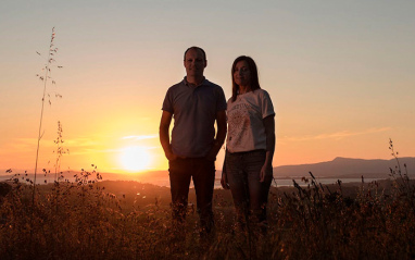 María y David, responsables de Lagar de Besada