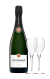 Confezione 'Taittinger Brut Réserve' con calici (x2)