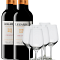 Prodotto: Legaris Crianza 2022 (x4) con calici (x6)