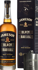 Jameson Black Barrel con astuccio e fiaschetta