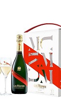 Astuccio Mumm Grand Cordon con 2 flûte